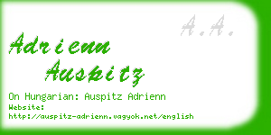 adrienn auspitz business card